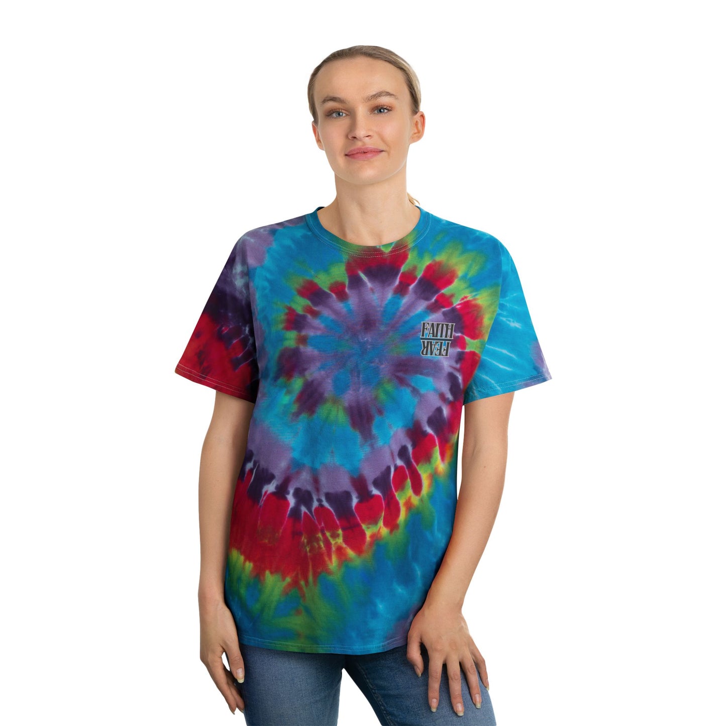 Faith over Fear - Tie Dye Shirt