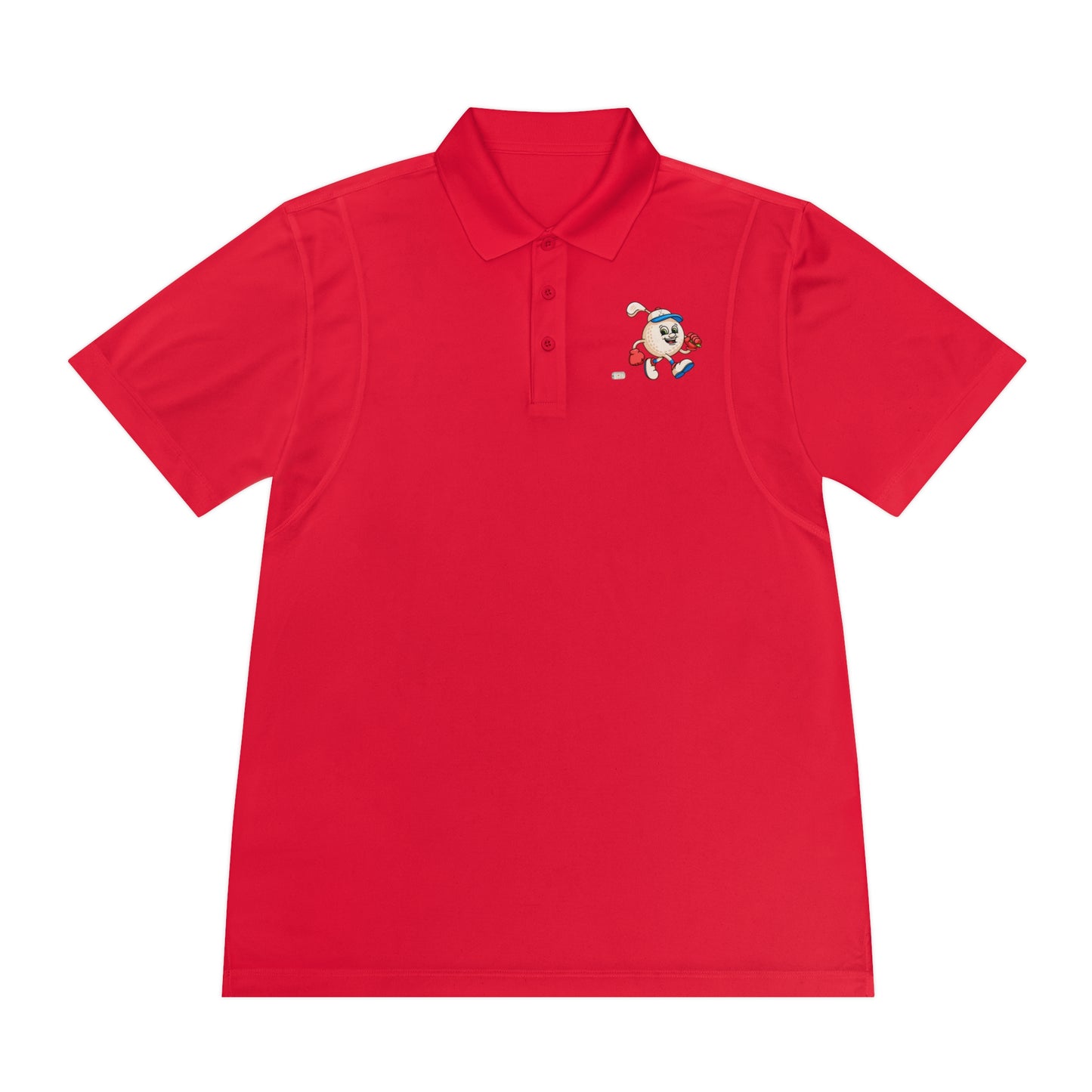 Golfing Golf Ball- Men's Golf Polo