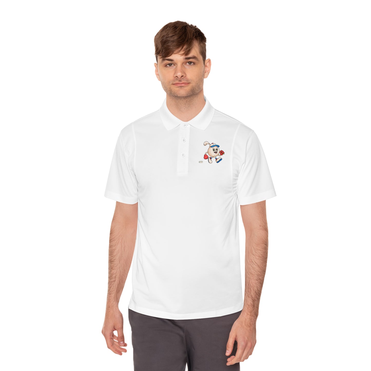 Golfing Golf Ball- Men's Golf Polo